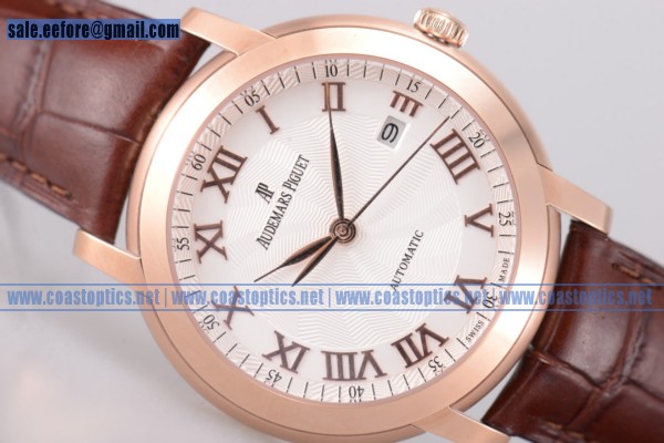 Audemars Piguet Jules Audemars Perfect Replica Watch Rose Gold 15170OR.OO.A809CR.02(EF)